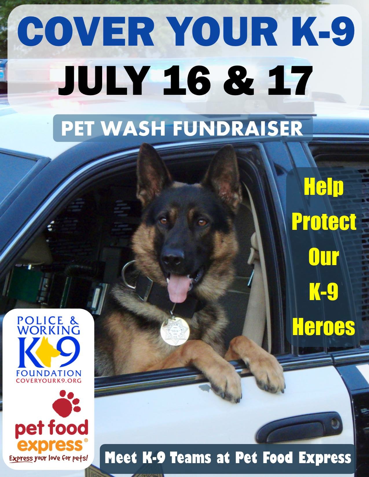 Cover Your K-9 Pet Wash Fundraiser – Roseville