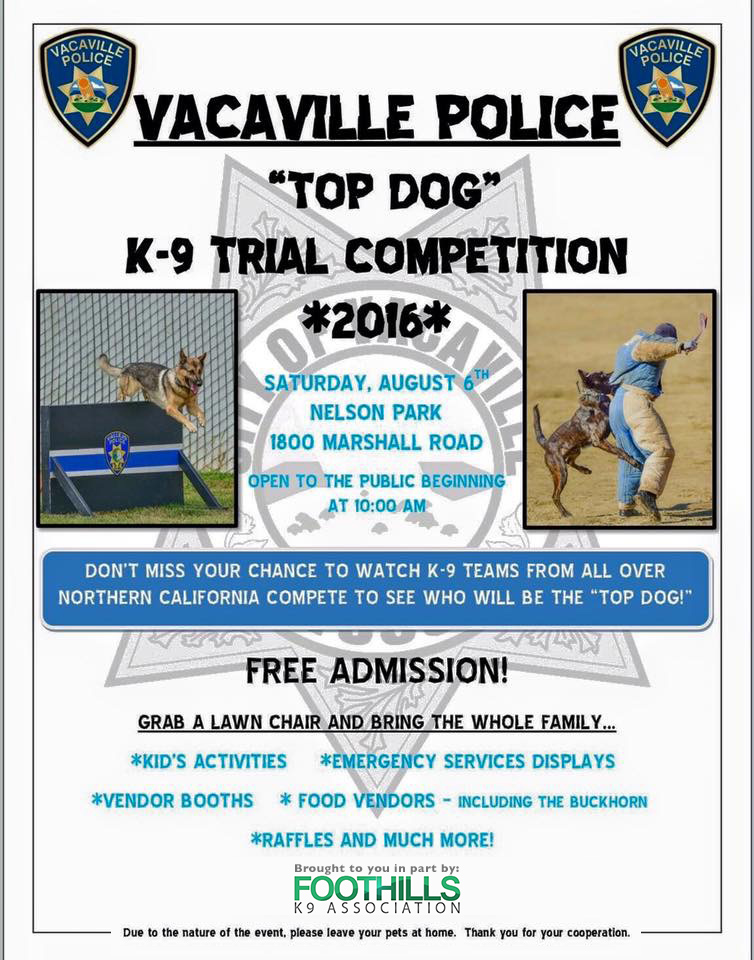Vacaville Police K9 Trial Competition